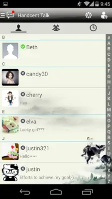 Handcent SMS Skin(Ink) android App screenshot 2