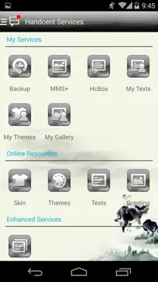 Handcent SMS Skin(Ink) android App screenshot 3